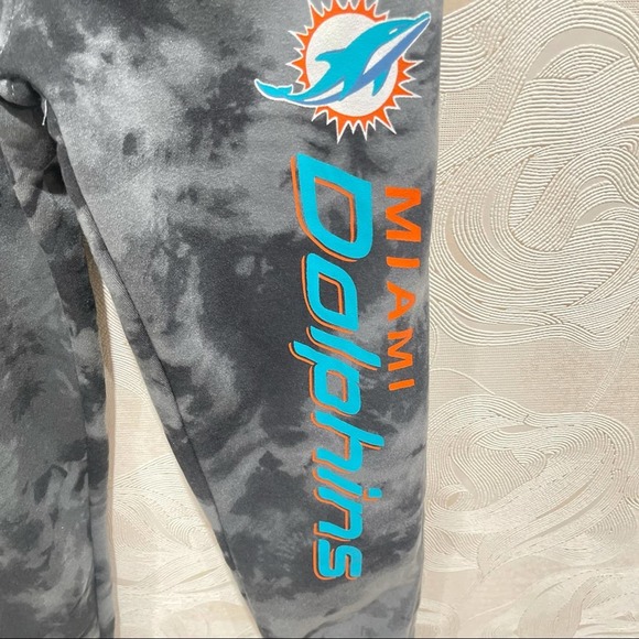 0352 NEW KIDS OFFICIAL NFL Miami Dolphins Tie Dye Sweatpants Joggers - Picture 6 of 10